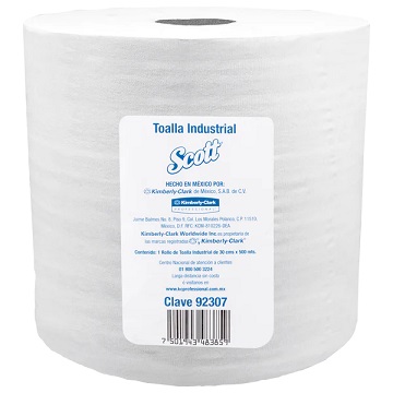 TOALLA ROLLO IND KIMBERLY BCA TAD 500 MTS